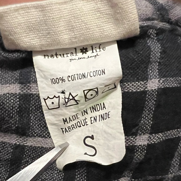 ⭐️Natural Life Plaid Sleeveless Dress - Picture 6 of 6